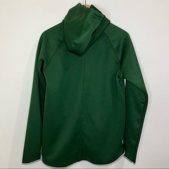 Under Armour Coldgear Green Fleece Lined Hoodie Sweater Men's Sz Medium Preowned - Picture 4 of 8